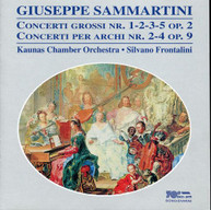 SAMMARTINI /  FRONTALINI / KAUNAS CHAMBER ORCHESTRA - CONCERTI GROSSI OP CD