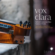 SCHOLA CANTORUM RIGA - VOX CLARA: LATE MEDIEVAL CHANT FROM RIGA HAMBURG CD