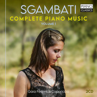 SGAMBATI / CAPORICCIO - COMPLETE PIANO MUSIC 1 CD