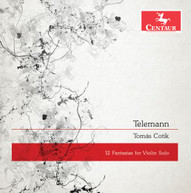 TELEMANN /  COTIK - 12 FANTASIAS FOR VIOLIN CD