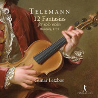TELEMANN /  LETZBOR - 12 FANTASIAS FOR SOLO VIOLIN CD
