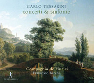 TESSARINI /  COMPAGNIA DE MUSICI / BARONI - CONCERTI & SINFONIE CD