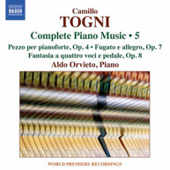 TOGNI / ORVIETO - COMPLETE PIANO MUSIC 5 CD
