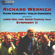WERNICK /  ORKIS / FULKERSON - PIANO & VIOLIN CONCERTOS CD