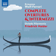 WOLF-FERRARI /  OVIEDO FILARMONIA / HAIDER -FERRARI / OVIEDO FILARMONIA CD