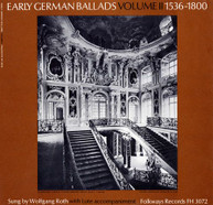 WOLFGANG ROTH - EARLY GERMAN BALLADS 2: 1536-1800 CD