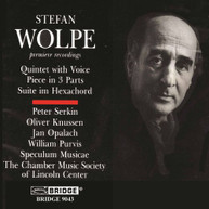 WOLPE /  SERKIN / KNUSSEN - QUINTET WITH VOICE CD