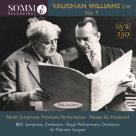 WILLIAMS /  BBC SYMPHONY ORCHESTRA - VAUGHAN WILLIAMS LIVE 1 CD