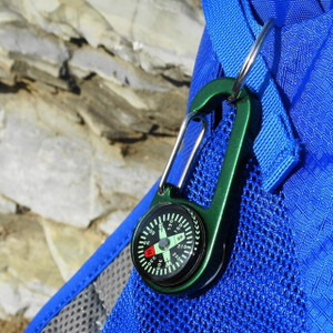A.T. Mini-Compass & Thermometer Carabiner - ON SALE! 