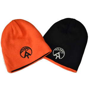 Reversible Blaze-Orange Beanie 