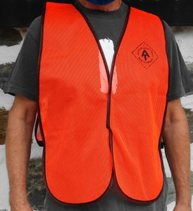 Blaze Orange Hiking Vest