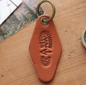 A.T. Boot Leather Keychain