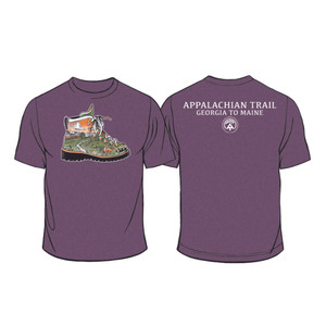 ATC Boot T-shirt in Eggplant
