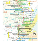 Connecticut State Line to Delaware Water Gap, Pennsylvania. *Locations indicated in image are approximate.