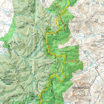 Set 07 - Shenandoah National Park Guide Book and Maps - Appalachian 