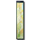 The official National Park Service at-a-glance map is the perfect way to display the entire Appalachian Trail on your wall.  9 1/2" x 48" 