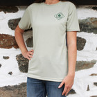 Unisex. Made from 100% polyester. Moisture wicking with built in anti-microbial and anti-stain features.