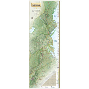National Geographic A.T. Poster Map