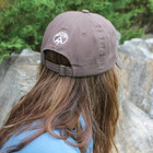 Comfy brown cap with the white blaze splashed on the front and "Appalachian Trail" around the brim.