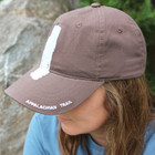 Comfy brown cap with the white blaze splashed on the front and "Appalachian Trail" around the brim.
