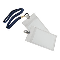 SecurID™ Crystal Clear ID Pockets with Slot Hole (Open Short Side)