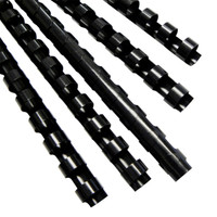 BindIn™ 19 Ring / 11" Plastic Comb Elements, Black