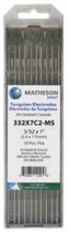 MATHESON Select Ceriated Tungsten Electrodes - Choose Size and Quantity