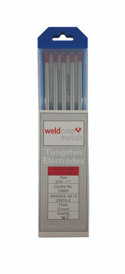 Weldcote Tungsten 3/16x7 2% Thoriated 5Pk