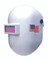 Welding Helmet - Pipeliner  Superglas  White Fiberglass 110WH