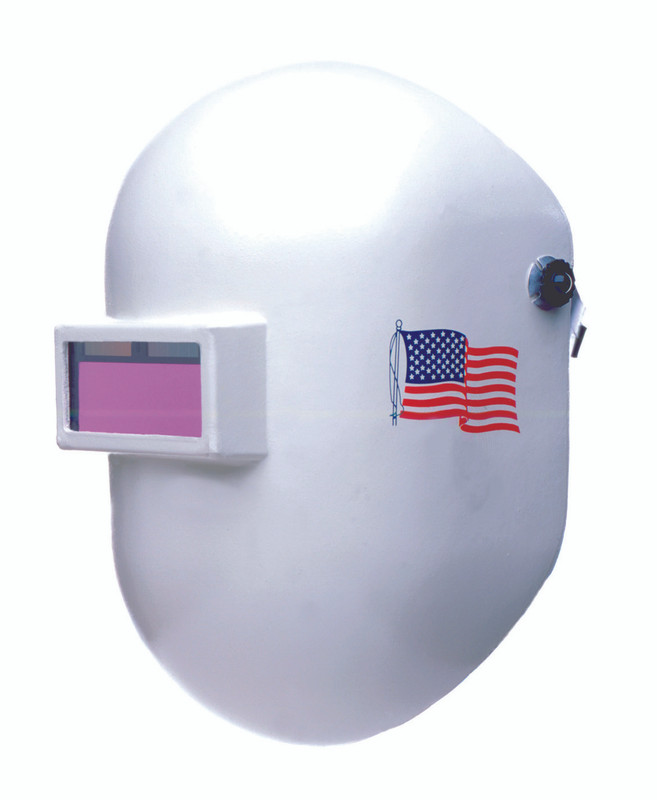 Fibre Metal Welding Helmet - Pipeliner Superglas White Fiberglass