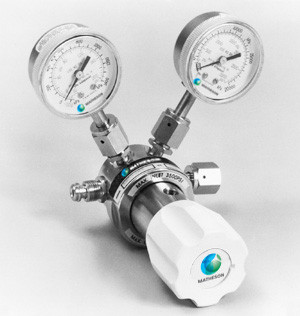 Model 9360 Series Single-Stage Ultra High-Purity Stainless Steel Regulator with Tied Diaphragm