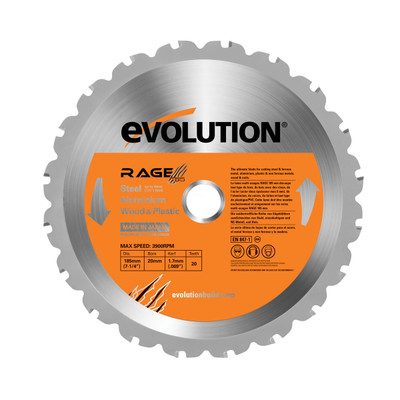 Evolution 7-1/4" Steel Cutting Circular Saw with Blade