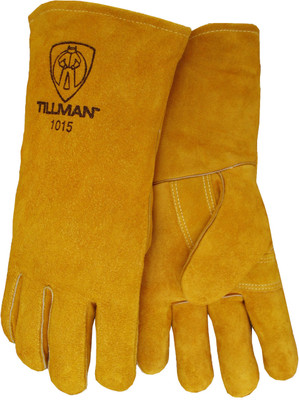 Tillman 1015 Bourbon Brown Insulated Stick Welding Gloves, Large