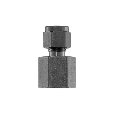 Connector, 1/4" Compression by 1/4" FNPT, SS