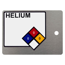 NFPA Label on Plate (Horizontal)