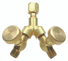 Y  Connector WITH  Shut-Off Valves
