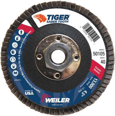 Weiler Saber Tooth Flap Disc