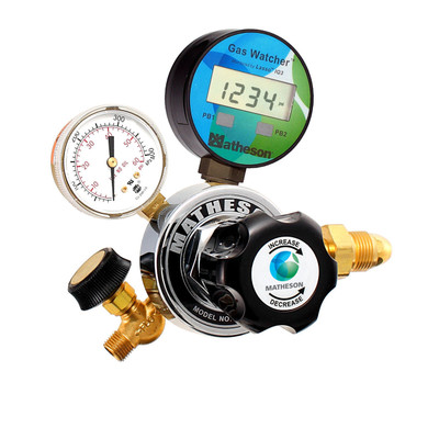 18W Series Gas Watcher Single-Stage General Purpose Regulator - Brass