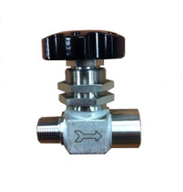 Diaphragm Valve, 1/2" MNPT Inlet x 1/2" FNPT Outlet, Stainless Steel