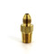 Connector, 1/4" 37° Flare by 1/4" MNPT, Brass