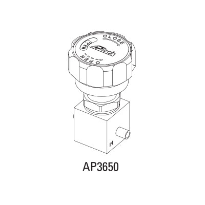 AP Tech AP3650 Series 1/4" Diaphragm Valve