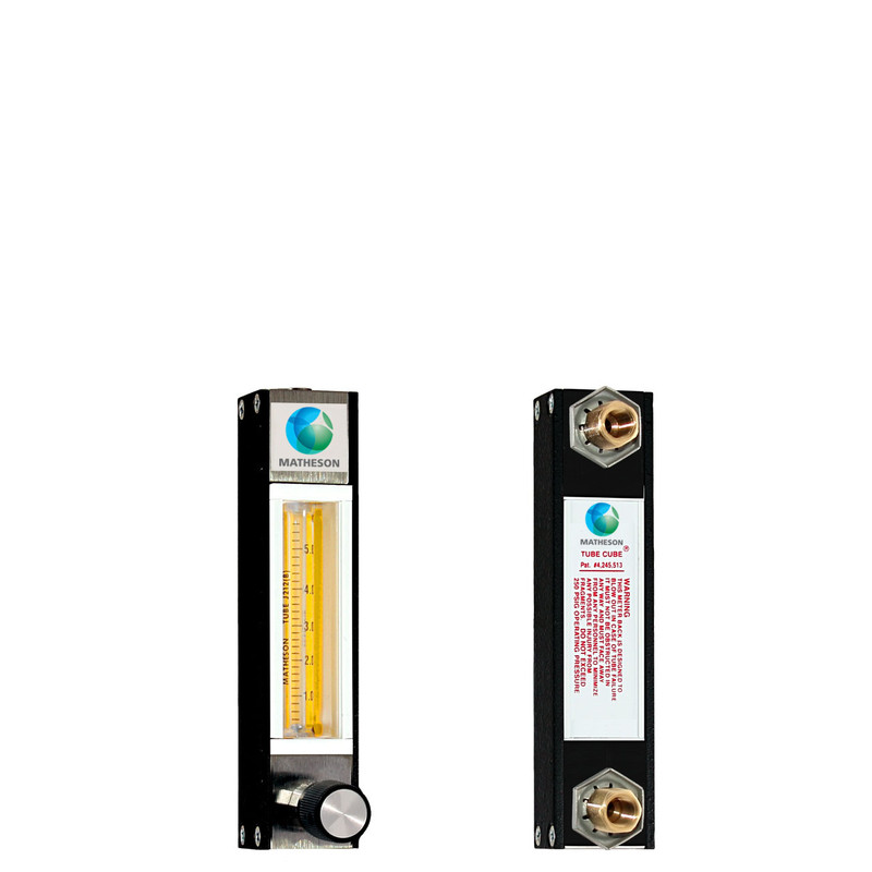 FM-1000 Series Compact Flowmeter (direct read Air), Brass - Nippon