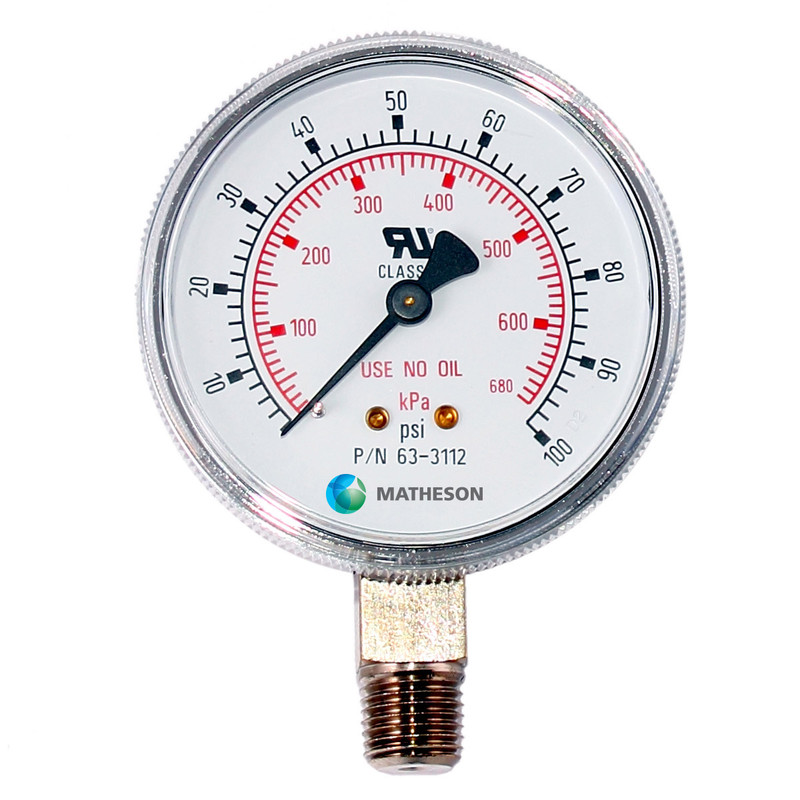 Details about   pro instruments pressure gauge 0-200 psi 