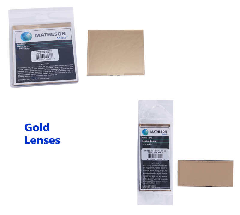 Gold/9 Polycarbonate Gold Coated Filter Plate 4.5 in x 5.25 in 53 Pack
