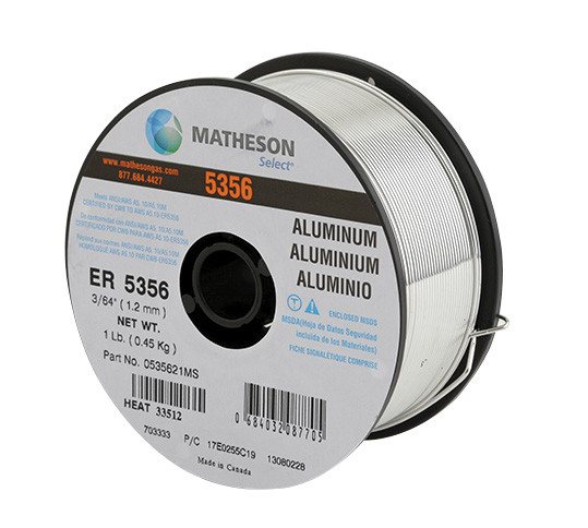 MATHESON Select 5356 Alloy Spool (GMAW) (MIG) choose diameter and
