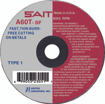 UAI Cutoff Wheel 3x.035x3/8 TY1 Metal  - 23051