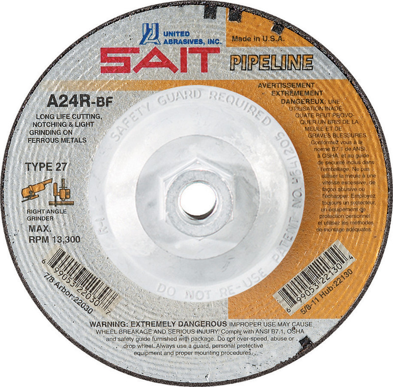 UAI Cutting/Grinding Wheel 9x1/8x5/8-11 TY27 Metal - 22062