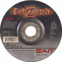 UAI Cutting Wheel 4-1/2x3/32x7/8 TY27 Z-Tech Metal - 22641