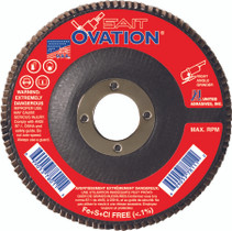 UAI Flap Disc 4-1/2x7/8 40GR TY27 High Density Ovation  - 78006