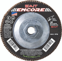 UAI Flap Disc 4-1/2x5/8-11 40G TY27 Encore - 71216